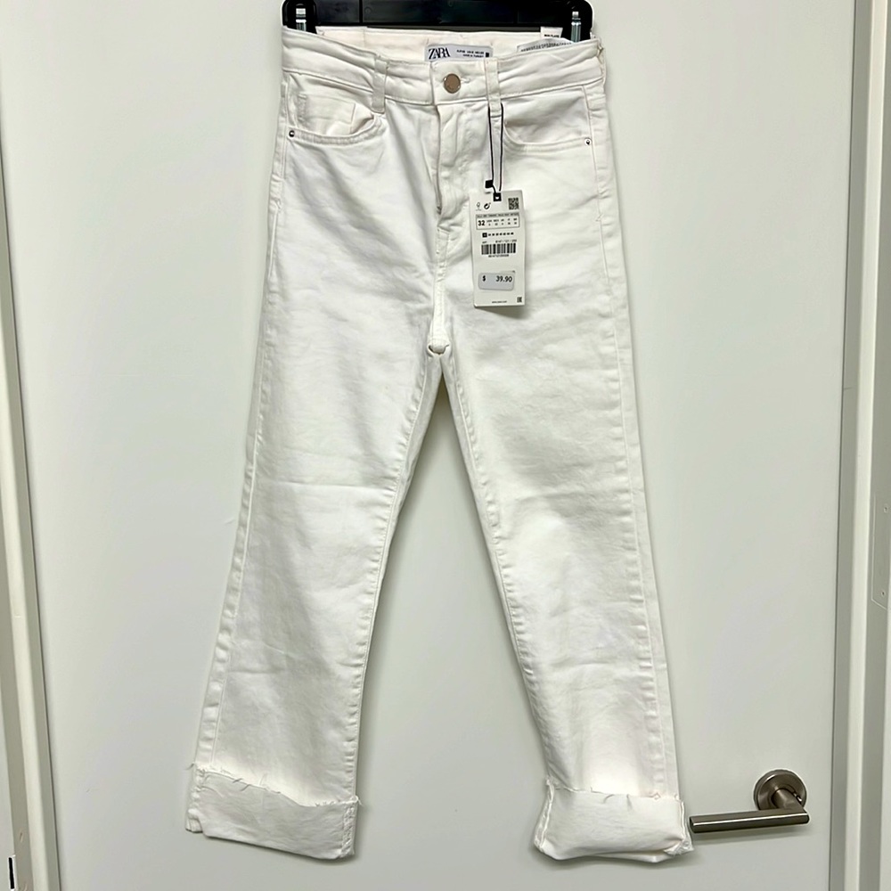 Zara white jeans - size 32